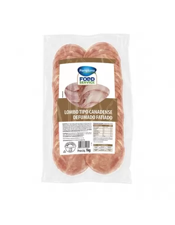 LOMBO TIPO CANAD FATIADO 1KG PAMPLONA CX/08