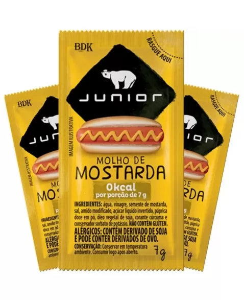 MOSTARDA SACHET 7G JUNIOR CX/176 UN