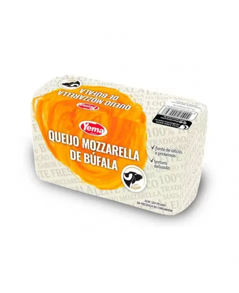 MUSSARELA BUFALA BARRA 3,7KG YEMA CX/6 UN