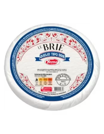 QUEIJO BRIE 1KG YEMA CX/03 UN