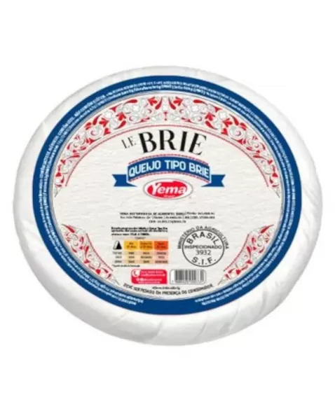 QUEIJO BRIE 1KG YEMA CX/10 UN