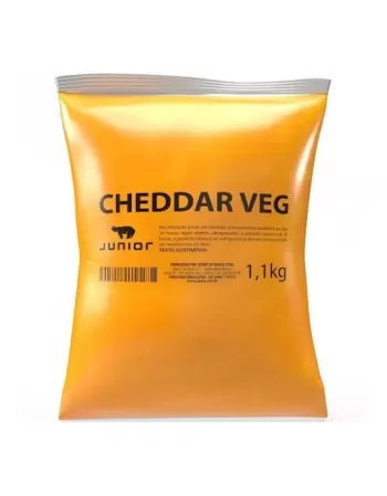 MOLHO CHEDDAR VEGANO POUCH 1,1KG JUNIOR CX/5 PCT