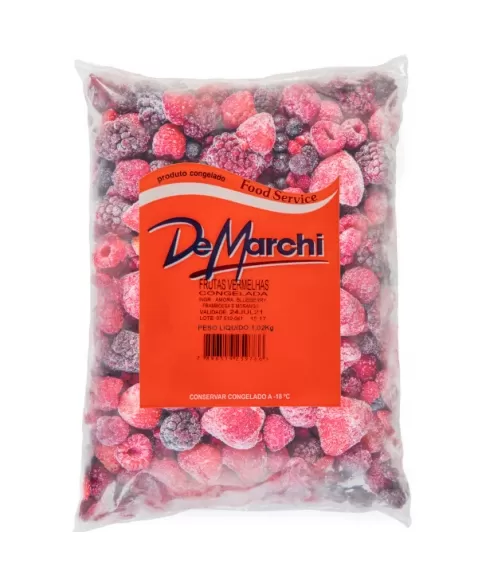 FRUTAS VERMELHAS IQF DE MARCHI 1,020 KG CX/10