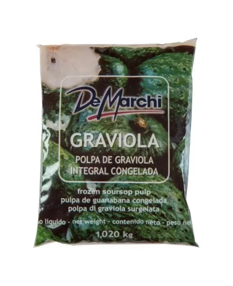 POLPA 1,02 KG GRAVIOLA DE MARCHI CX/06