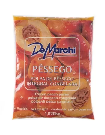 POLPA 1,02 KG PESSEGO DE MARCHI CX 06