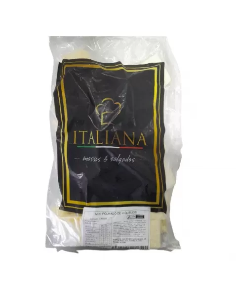 MINI FOLHADO 4 QUEIJOS 1KG ITALIANA CX/12