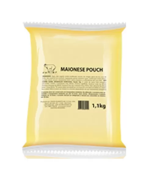 MAIONESE POUCH 1,1KG JUNIOR CX/5 PCT