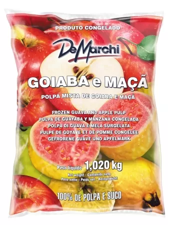 POLPA 1,02 KG MISTA GOIABA/MACA DE MARCHI CX/06