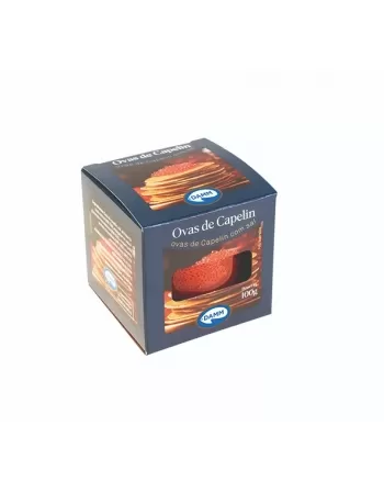 OVAS CAPELIN SALGADO VERMELHA 100G DAMM CX/6 PT