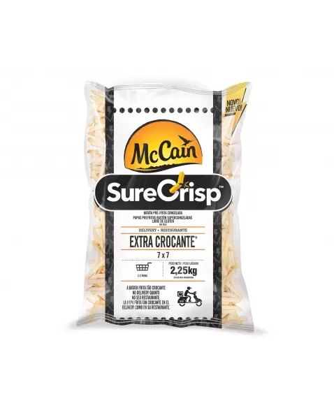 BATATA SURE CRISP 7 MM MC CAIN 2,5 KG CX/05 PCT