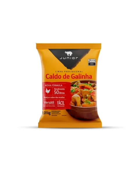 CALDO GALINHA 1,01KG JUNIOR CX/10 PCT