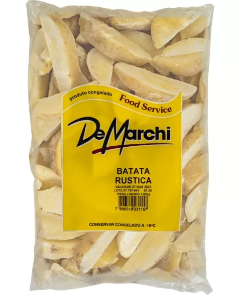 BATATA RUSTICA CRUA DE MARCHI 1,02 KG CX/12