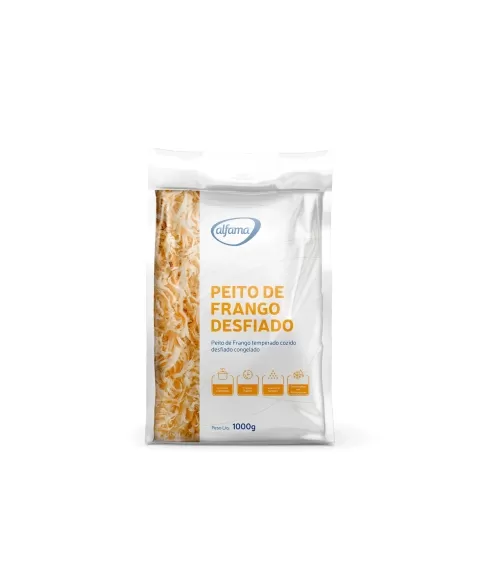 PEITO FRANGO DESFIADO ALFAMA 1 KG CX/06 PCT