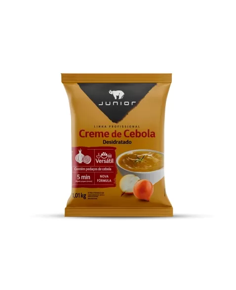 CREME CEBOLA DESIDRATADO 1,01KG JUNIOR CX/10 PCT