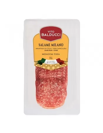 SALAME MILANO FAT 100G VITO BALDUCCI CX/10 PCT