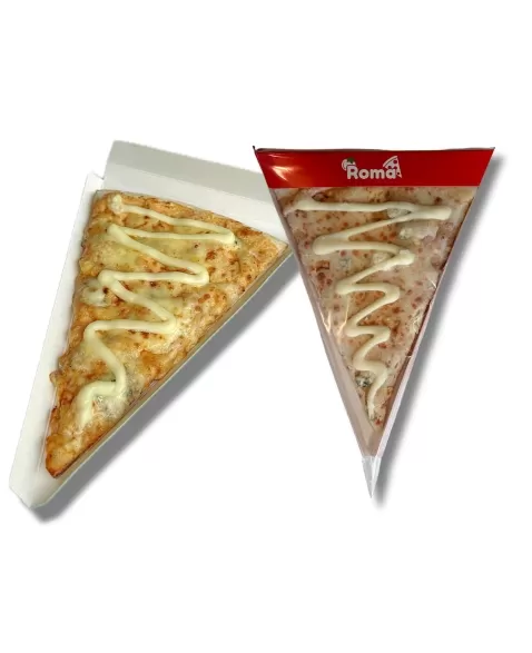 FATIA DE PIZZA 4 QUEIJOS 160G ROMA PC/1 UN CX/44 PCT