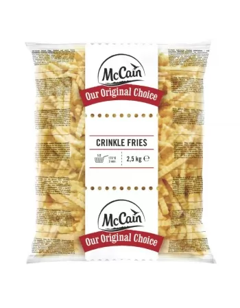 BATATA CRINKLE FRISE MC CAIN 2,5 KG CX/05