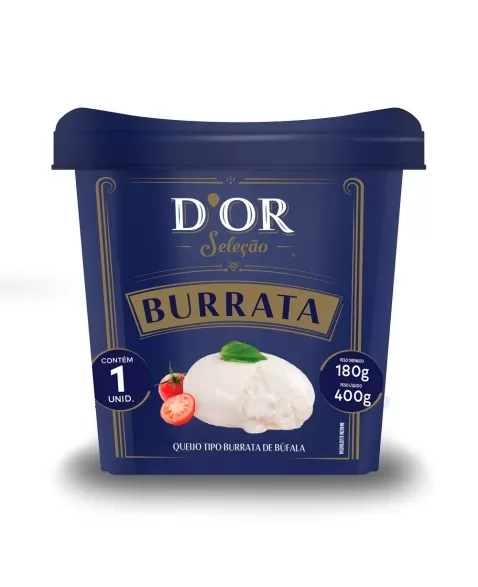 BURRATA SELECAO 180G D\'OR CX/12 UN