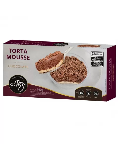 BOX TORTA MOUSSE CHOCOLATE 70G MR BEY PC/02 UN CX/12 PC