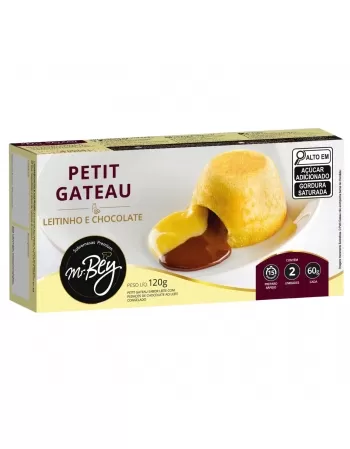 BOX PETIT GATEAU LEITINHO/CHOC 80G MR BEY PC/02 UN CX/12 PC