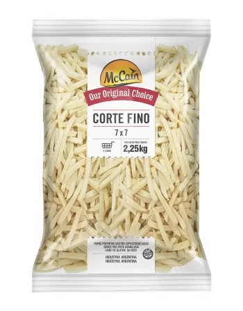 BATATA CORTE FINO 7 MM MC CAIN 2,5 KG CX/05 PCT