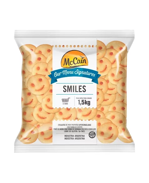 BATATA SMILES BR FOODS 1,5 KG CX/06