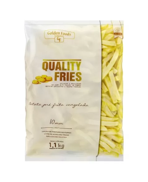 BATATA PALITO QUALITY FRIES 10MM 1,1 KG CX/09